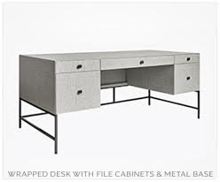 Fine Furniture file cabinets with metal base