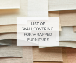 Approved Wallcoverings for Wrapped Furniture