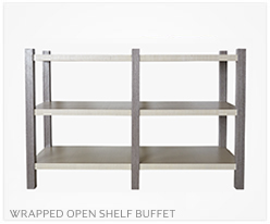 Fine Furniture Open Shelf Buffet +  Drawer