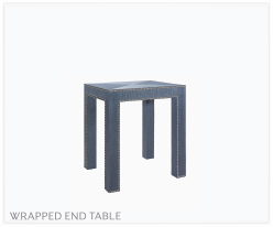 Fine Furniture Parsons Wrapped End Table