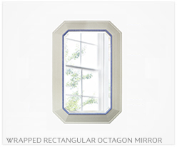 Fine Furniture Rectangular Octagon Mirror