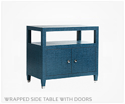 Fine Furniture Side Table With Doors