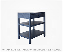 Fine Furniture Side Table Drawer Shelves