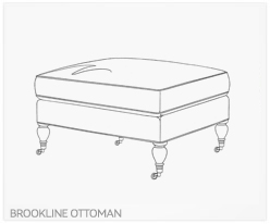 Fine Furniture Brookline Ottoman