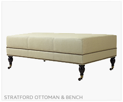 Fine Furniture Stratford Ottoman and Bench