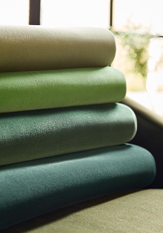 Thibaut Design Green Color Story in Lyra Velvets