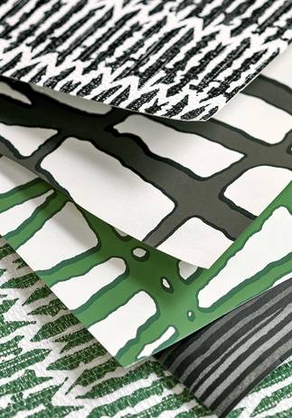 Thibaut Design Green & Black series in Modern Resource