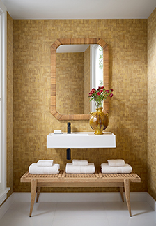 Bamboo Mosaic from Bathroom & Powder Room Collection