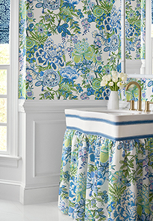 Peony Garden from Bathroom & Powder Room Collection