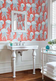Jelly Fish Bloom from Bathroom & Powder Room Collection