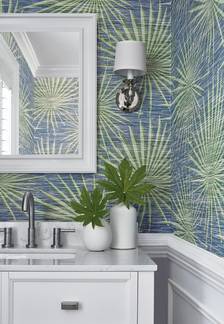 Palm Frond from Bathroom & Powder Room Collection