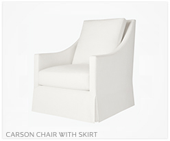 Fine Furniture Carson Chair With Skirt