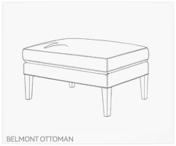 Fine Furniture Bellmont Ottoman