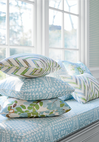 Spa Blue and Green Series from Canopy Collection
