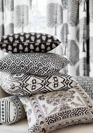 Thibaut Design Black & White Series in Ceylon