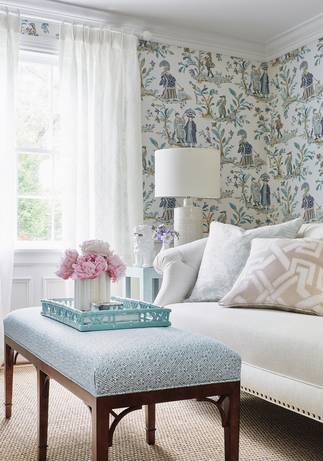 Thibaut Design Royale Toile in Chestnut Hill