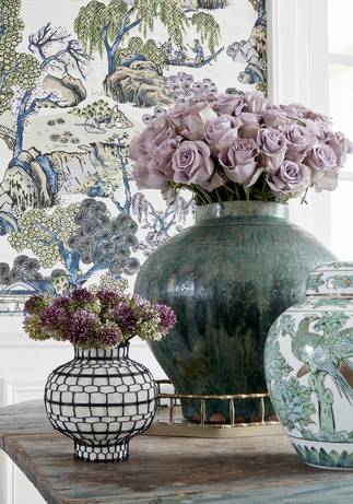 Thibaut Design Asian Scenic in Dynasty