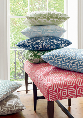 Thibaut Design Labyrinth Velvet Color Series in Grand Palace