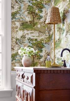 Lincoln Toile from Bathroom & Powder Room Collection