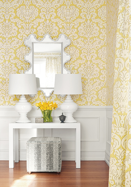 Trelawny Damask from Imperial Garden Collection