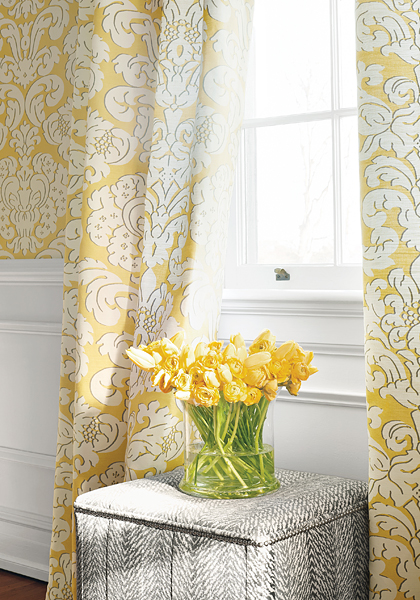 Trelawny Damask from Imperial Garden Collection