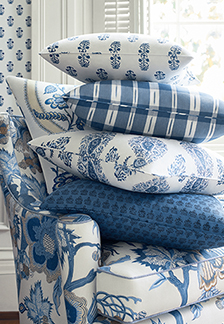 Blue and White Color Story from Indienne Collection