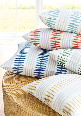 Thibaut Design Indo Stripe Color Series in Montecito