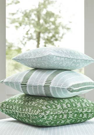Thibaut Design Spa Blue & Green Pillows in Landmark