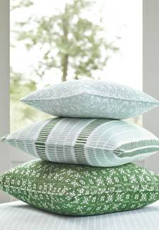 Spa Blue & Green Pillows from Landmark Collection
