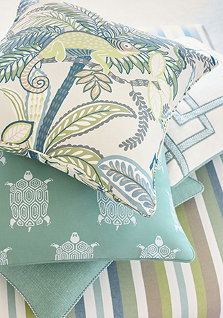 Thibaut Design Lagoon Color Story in Locale