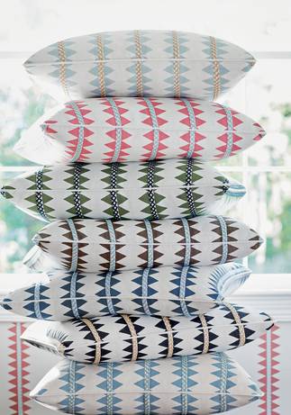 Thibaut Design Reno Stripe Embroidery Color Series in Mesa