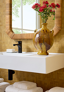 Bamboo Mosaic from Bathroom & Powder Room Collection