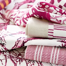 Fuchsia Fabric Series from Nara Collection