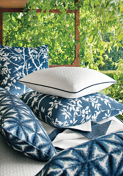 Blue Pillows from Portico Collection