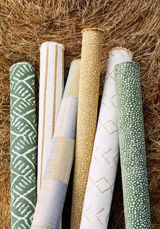 Thibaut Design Straw & Forest Color Series in Sierra
