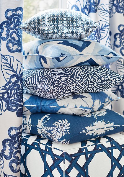 Blue Pillows from Summer House Collection