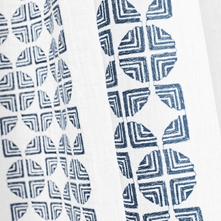 Thibaut Design Fairmont Stripe Embroidery in Willow Tree
