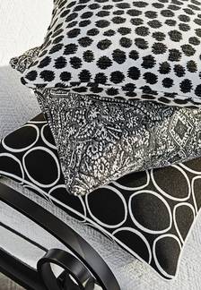Black & White Pillows from Calypso Collection