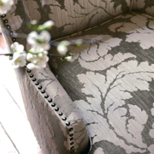 Caserta Damask Detail from Manor Collection