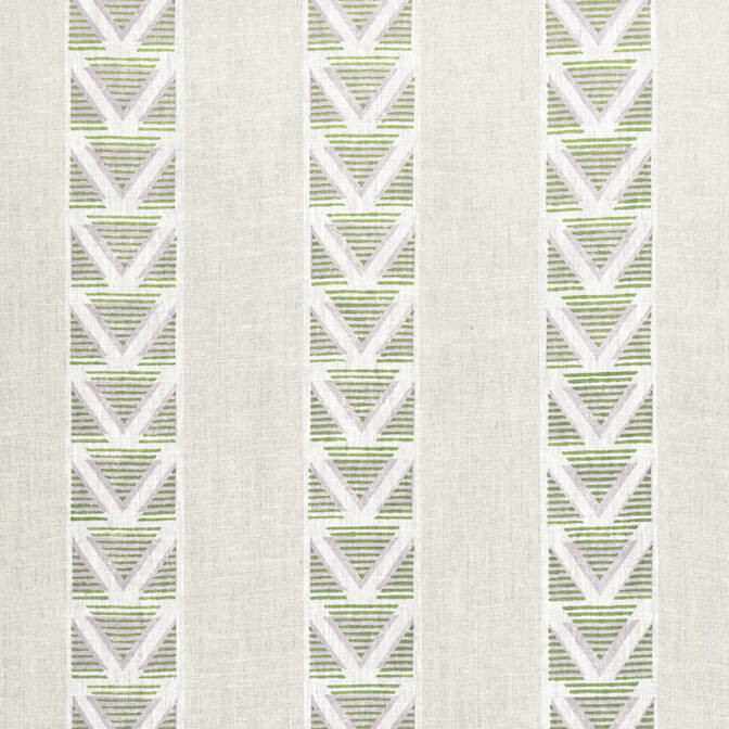 AF23122 BURTON STRIPE Printed Fabrics Lavender and Sage from the 
