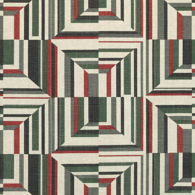 CUBISM, Black on Flax, AF9652, Collection Savoy from Anna French