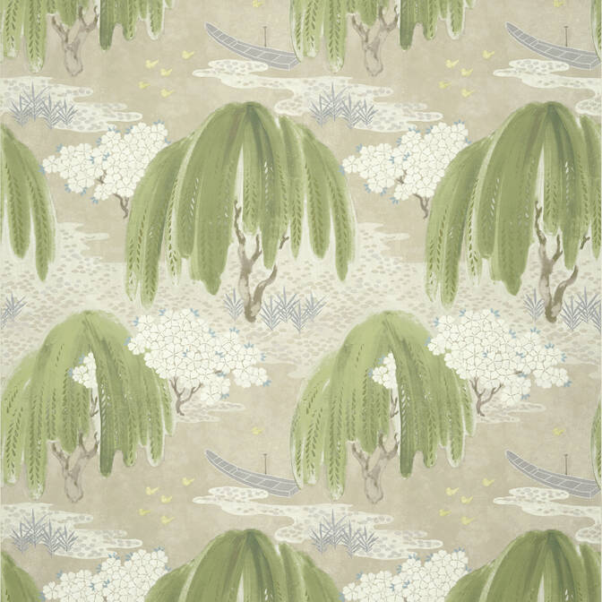 AT23106 WILLOW TREE Wallpaper Beige from the Anna French Willow Tree  collection
