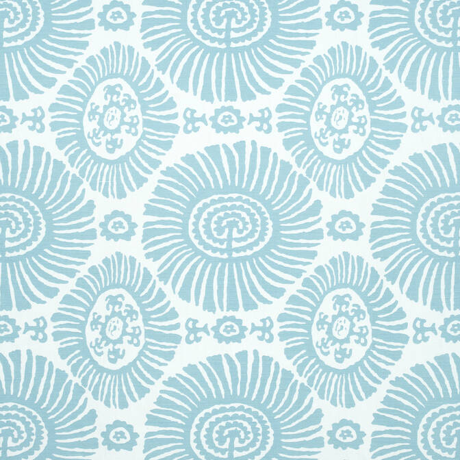 SOLIS, Spa Blue, F910084, Collection Tropics from Thibaut