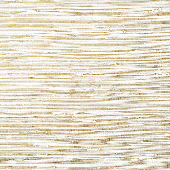 SUTTON, Metallic Gold and White, T24059, Collection Grasscloth Resource 5  from Thibaut